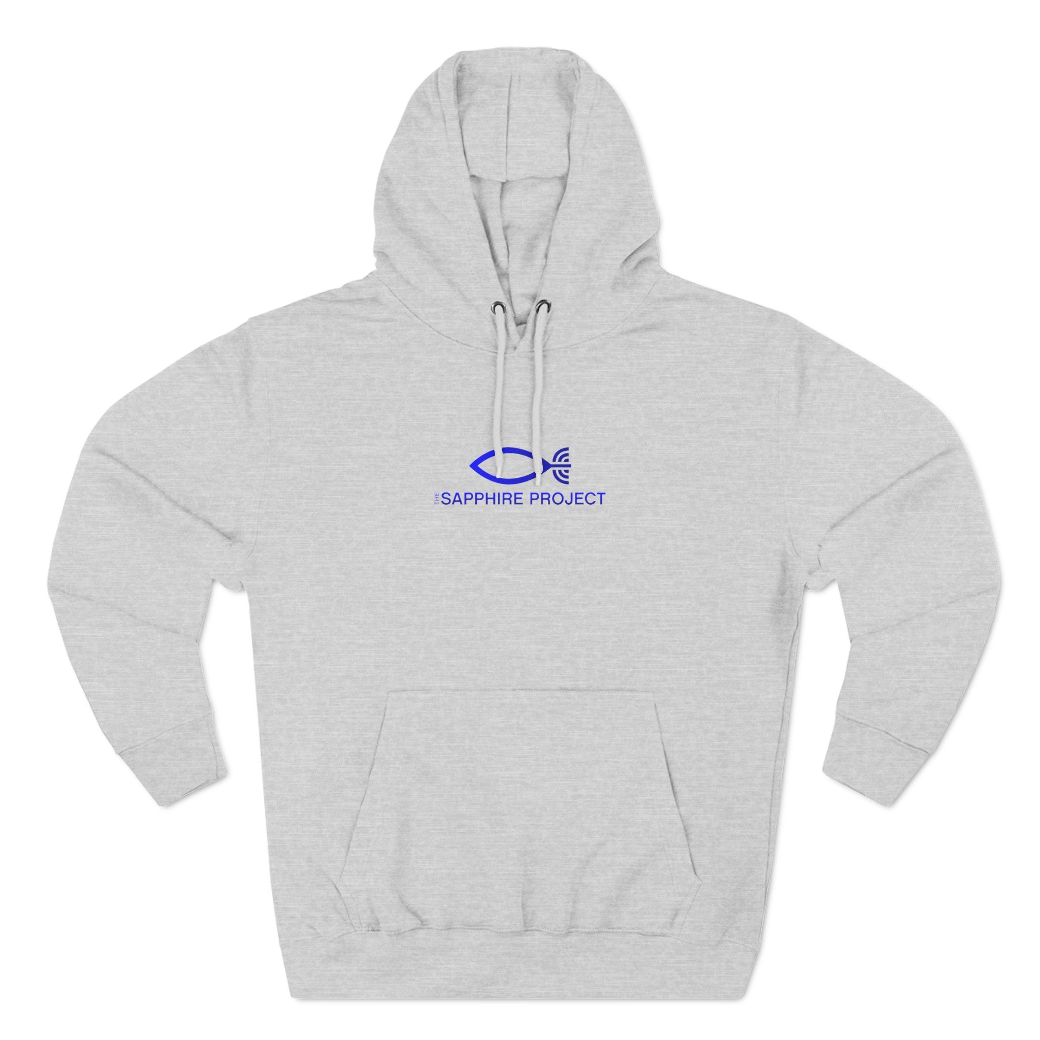 Three-Panel Fleece Hoodie