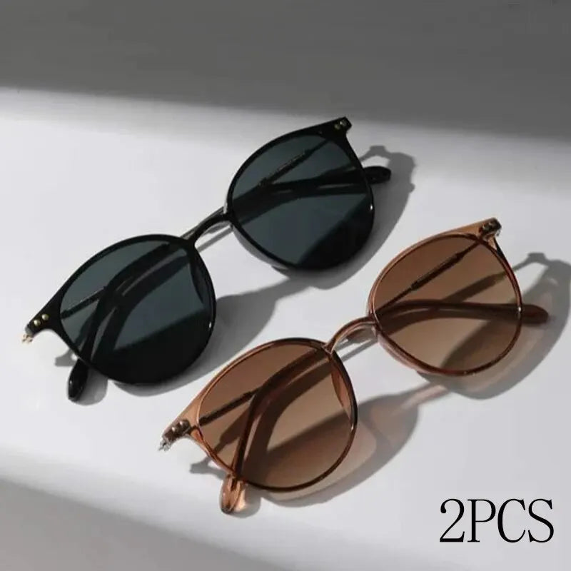 2 Pairs Set Cateye Sunglasses