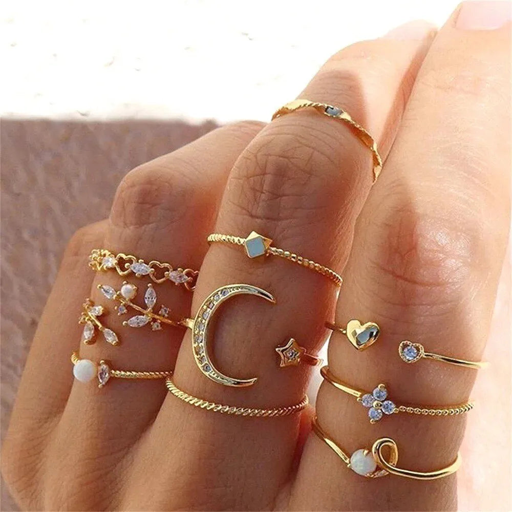 10 Pc Ring Set