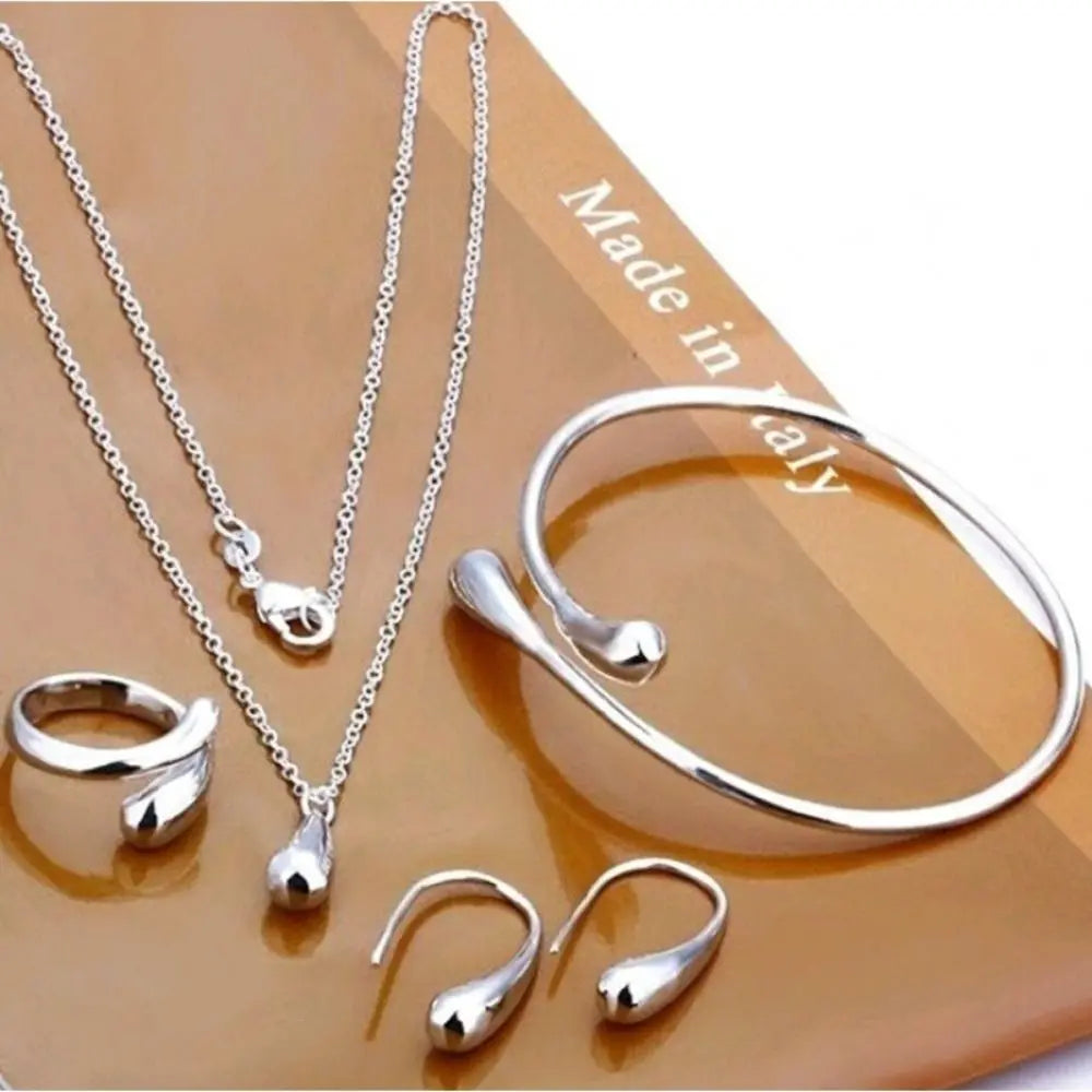 Water Drop Jewelry Set