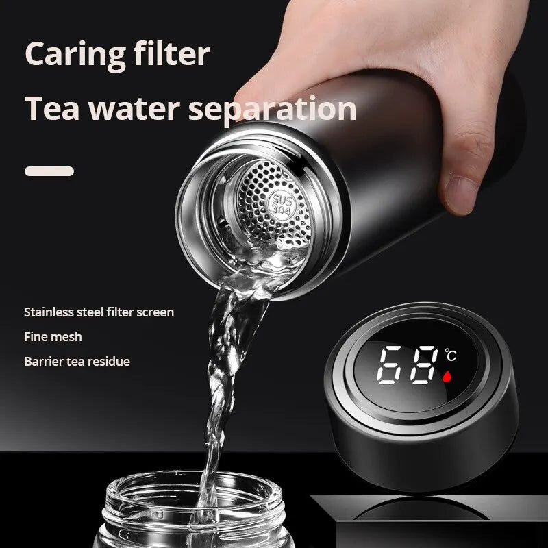 Smart Insulation Stainless Steel LED Water Bottle