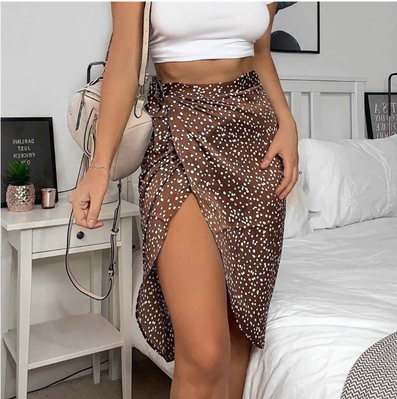 Summer High Waist Party Casual Wraps Skirts